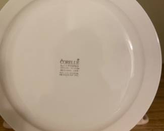 $63.00 - Vintage Corelle Peach Blossom 53-Piece Dinnerware Set, Service for 8-12, Made in the USA