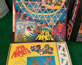 $55.00 - Excellent Condition Battle Of The Planets Board Game (G-Force Battles The Evil Invaders From Planet Spectra) by Milton Bradley 1979