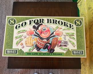 $25.00 - Go For Broke Board Game 1976 Selchow & Righter Co