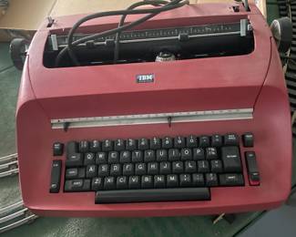 $197.00 - Vintage IBM Selectric Electric Typewriter Red