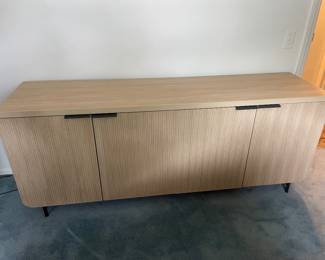 $745.00 - AllModern Fluted Oak Sideboard/Media Console