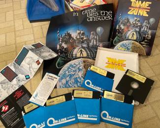 $58.00 - Vintage Q-Line Systems "Time Zone" Apple II Educational Software Complete in Box