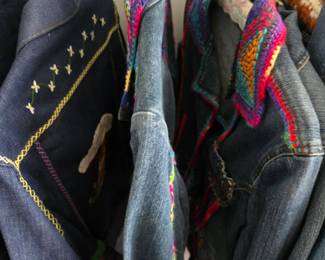 Embroidered jean jackets