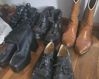 Harley Davidson motorcycle boots, men's leather cowboy boots