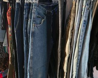 Wrangler, Levi's, Rockies jeans