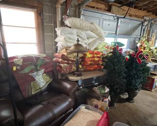 Full size basement packed with a variety of items.