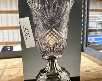 Shannon Crystal by Godinger Electric Hurricane Lamp