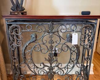 THEODORE AEXANDER IRON CONSOLE