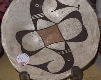 Polychrome bird dish, possibly Acoma Pueblo in New Mexico