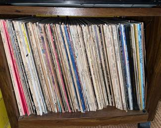 Vintage vinyl records