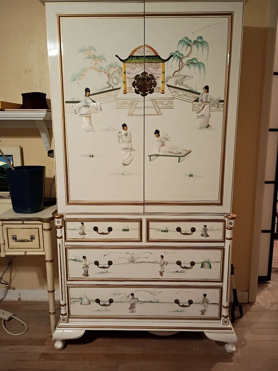 I am selling the Oriental furniture NOW. NO I will NOT let you browse the rest of the sale. Call me 386-405-1867