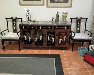 I am selling the Oriental furniture NOW. NO I will NOT let you browse the rest of the sale. Call me 386-405-1867