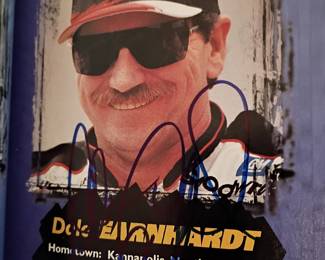 Hand signed by Dale Earnhardt