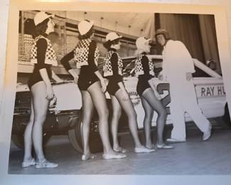 Ray Hunt NASCAR  Hunt Brothers real photo