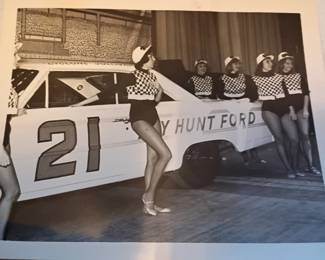Ray Hunt NASCAR  Hunt Brothers real photo