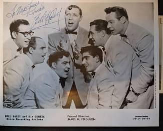 Hand signed by Bill Haley