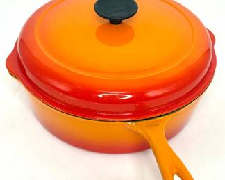 Le Creuset Flame Orange Enameled Cast Iron Cassadou - #27 