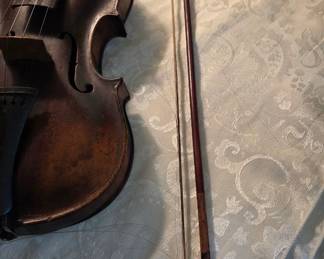 Early violin and bow