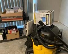 One of two wet vacs
