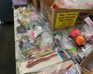 Loads of fishing tackle