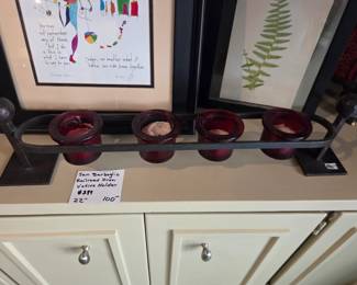 #299	Jan Barboglio Railroad Iron votive holder 22"	 $100.00 