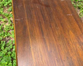 #164	Metal/Wood Side Table - 25x15x22	 $25.00 