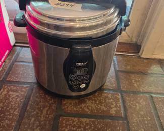 #294	Nesco 9.5 Quart Digital Pressure Cooker	 $60.00 