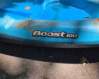 #328	Pelican Boost 100 hard plastic kayak 10 feet	 $100.00 