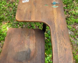 #166	Metal/Wood Childs School Desk - 22x26x26	 $30.00 