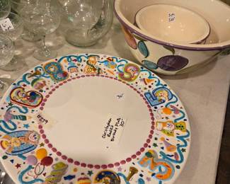 #279	Christopher Radko Birthday Plate	 $30.00 