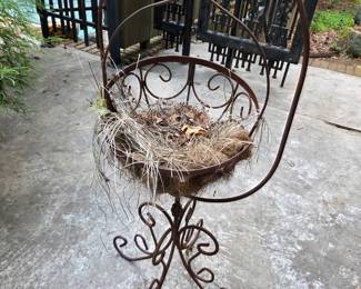 #218	Hanging Flower Basket on Stand - 15x 40	 $60.00 