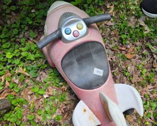 #172	Vintage Retro Rocket Radio Flyer 	 $30.00 