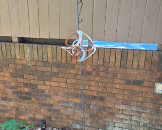 #307	Sheppard's hook with metal wind art 6'	 $25.00 
