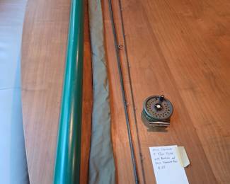 #290	Orvis Clearwater 9' 3 7/8oz Flyrod with Hard Case and Orvis Clearwater Reel	 $125.00 