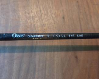 #290	Orvis Clearwater 9' 3 7/8oz Flyrod with Hard Case and Orvis Clearwater Reel	 $125.00 