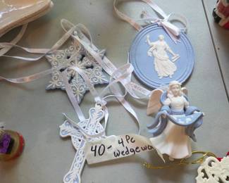 #147	4 pc Wedgewood Ornaments	 $40.00 