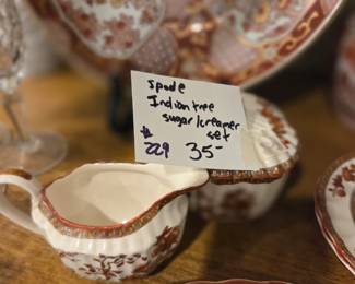 #229	Spode Indian Tree Sugar/Creamer Set	 $35.00 