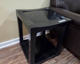 #99	Black Painted Wood Table - 18x18x22	 $50.00 