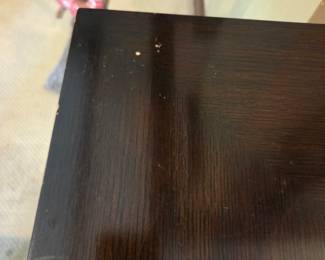#3	Set of 2 Wood nesting Tables - (small finish issues) 26x22x28 large, Small - 22x21x25	 $75.00 