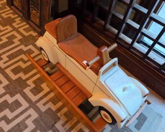 #283	Homemade Painted Kids Car Rocker - 32x15x17	 $100.00 