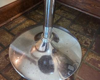 #16	Armen Living Swivel Adjustable Height Chrome Tall Bar Stools w/Foot Rest and Wood Bottom and Sides  - set of 2	 $50.00  #17	Armen Living Swivel Adjustable Height Chrome Tall Bar Stools w/Foot Rest and Wood Bottom and Sides  - set of 2	 $50.00 #18	Armen Living Swivel Adjustable Height Chrome Tall Bar Stools w/Foot Rest and Wood Bottom and Sides  - set of 3	 $75.00