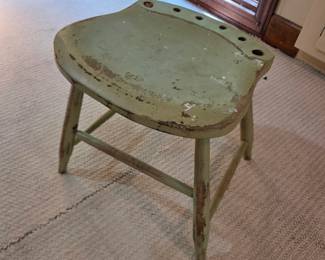 #68	Green Painted Stool 	 $20.00 