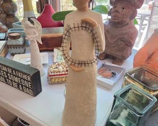 #80	Willow Tree Angel Welcoming Spirit - 15.5" Tall	 $25.00 