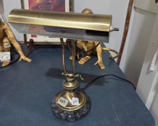 #106	Bankers Lamp on Marble Base	 $24.00 