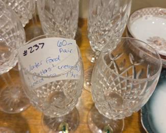 #237	Waterford "Pallas" Retired Iced Tea 7 1/4" Pair	 $60.00 