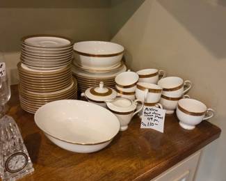 #224	Mikasa Bone China Crown Jewel - 49 pc 	 $110.00 