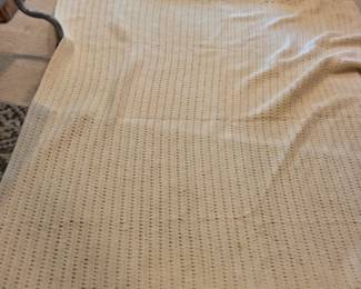 #44	Hand- croquet Throw - 77x57 - has some stains	 $25.00 