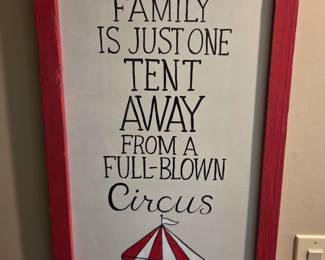 #116	Wood Wall Art -18x35	 $25.00 