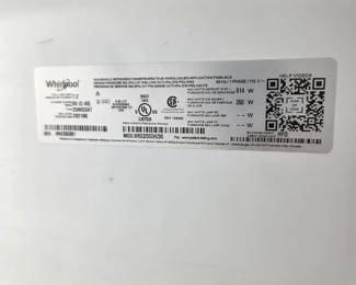#285	Whirlpool SxS Refrigerator - Model # WRS325SDHZ08 with Front Water Ice Maker - Working but ice maker untested	 $250.00 