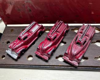 TOYS  Metal Firetrucks